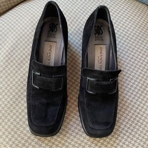 Jones New York Sport black suede shoes SIZE 7-1/2 medium
